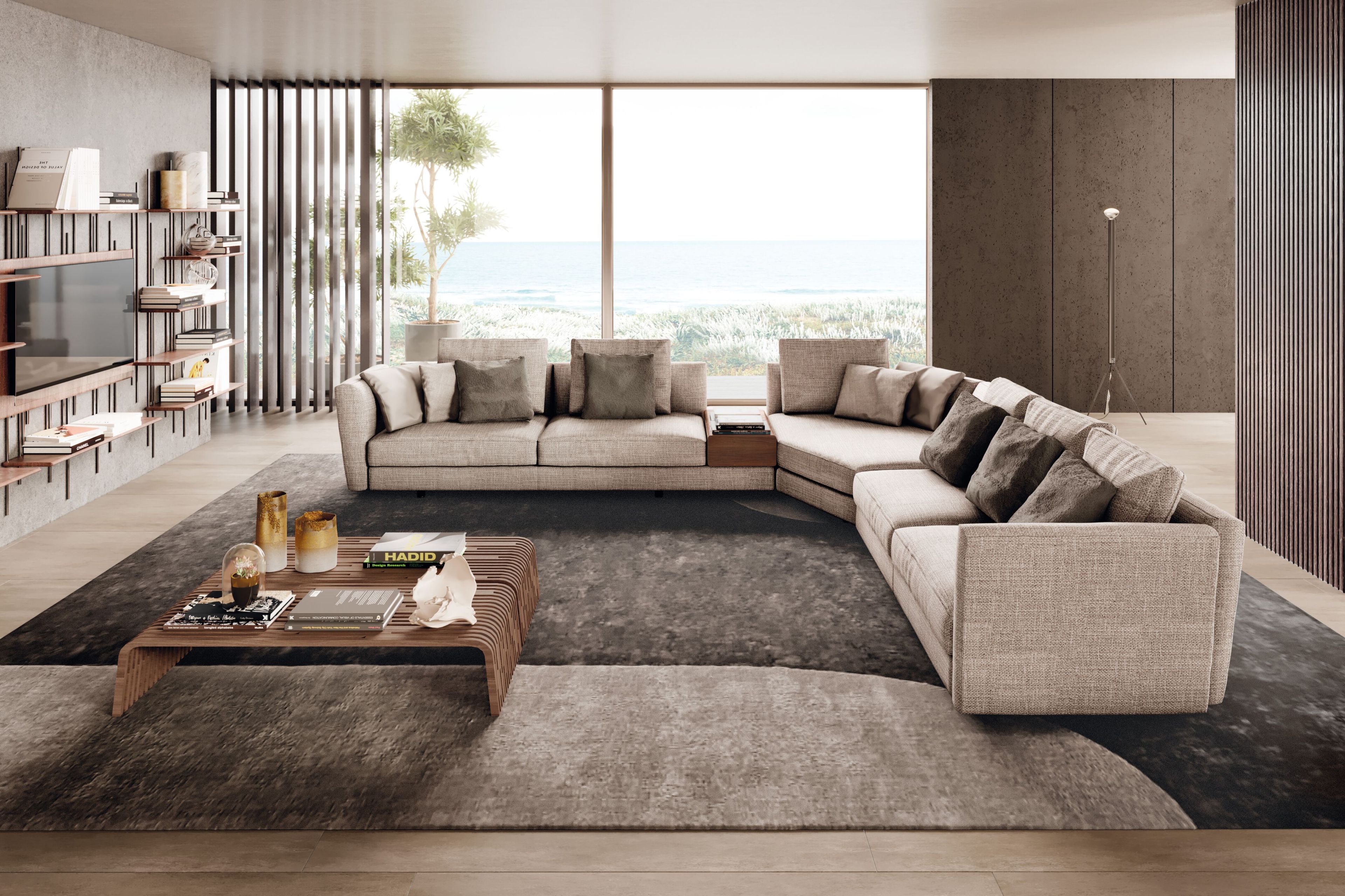 Съемный модульный диван из ткани Pacini & Cappellini ESTER ARCH-00151838 - Вид №5