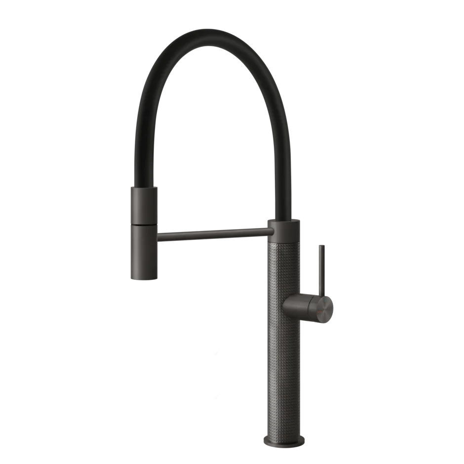 Смеситель для раковины 60014 707 Gessi Gessi316 ЧЕРНЫЙ МЕТАЛЛ BR. PVD 60014707