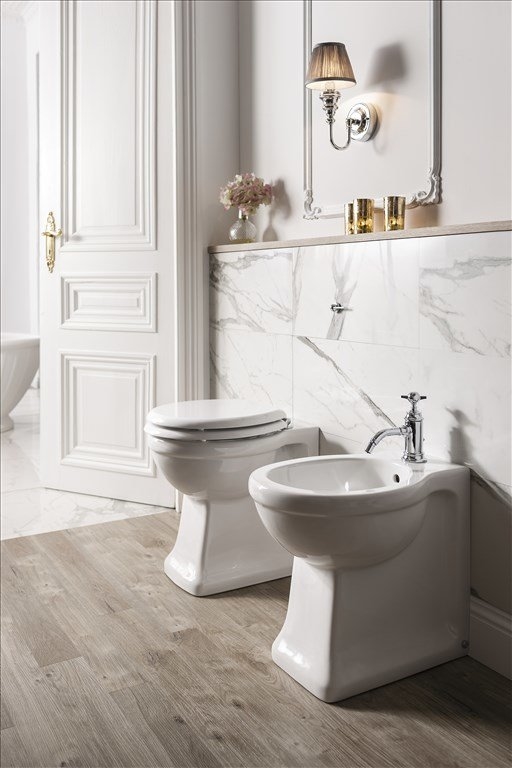 ARC6 Приставной унитаз напольный Белый Burlington Arcade Англия - Вид №3