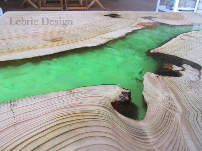 ANTICO TRENTINO Стол Lebrìc design - legno e resina sun-id-1418654 - Вид №1