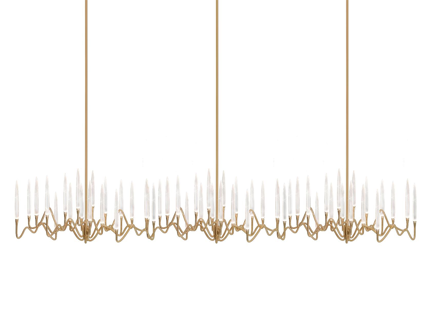 Хрустальная светодиодная люстра ручной работы Il Pezzo Mancante кусок 3 ARCH-00021497