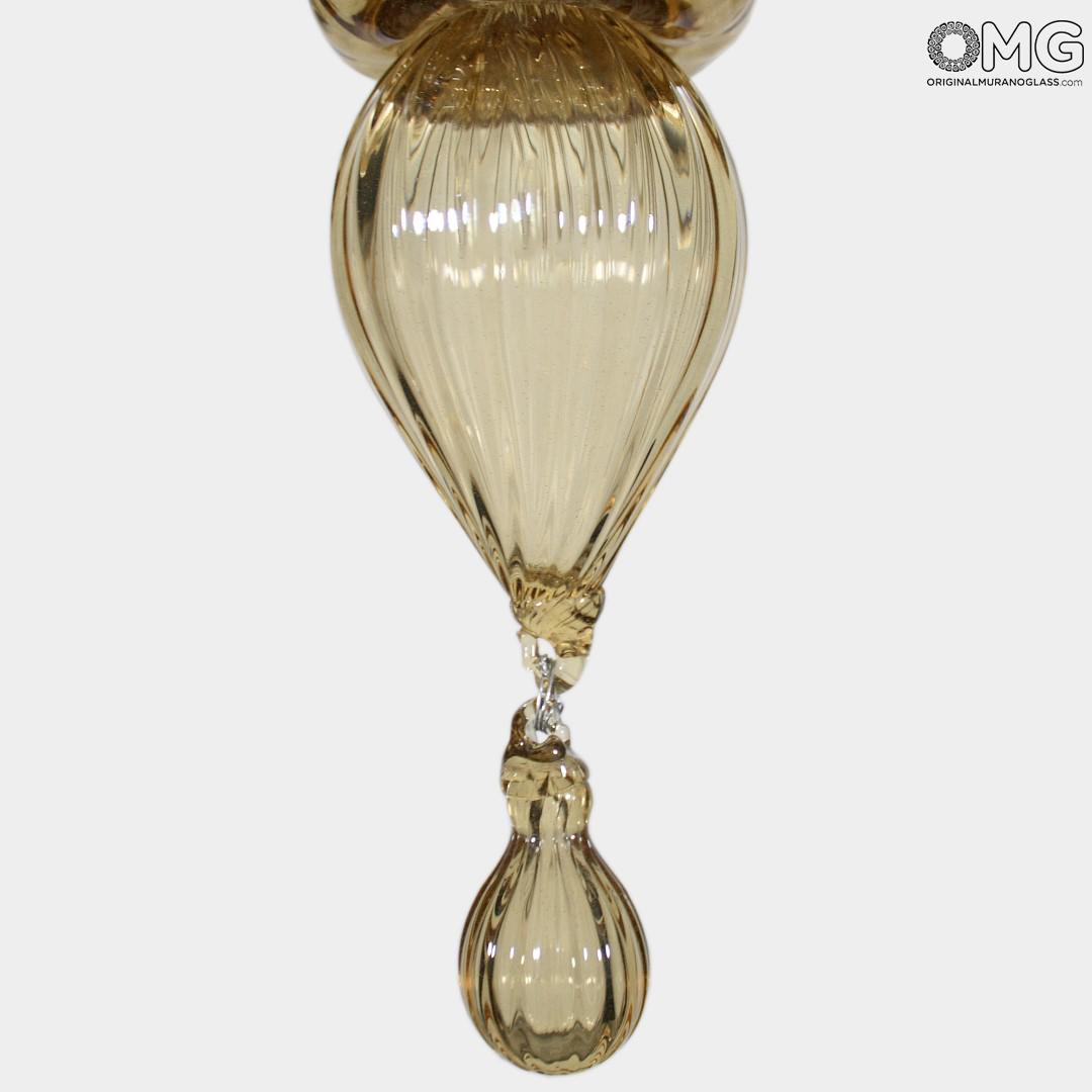 1061 ORIGINALMURANOGLASS Люстра Веньер на 3 лампочки - муранское стекло OMG  см MODERNO - Вид №1