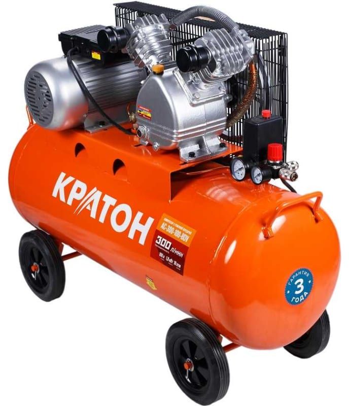 Компрессор поршневой масляный Кратон AC-300-100-BDV 9024848 STDN-0076209