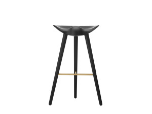 Высокий деревянный барный стул