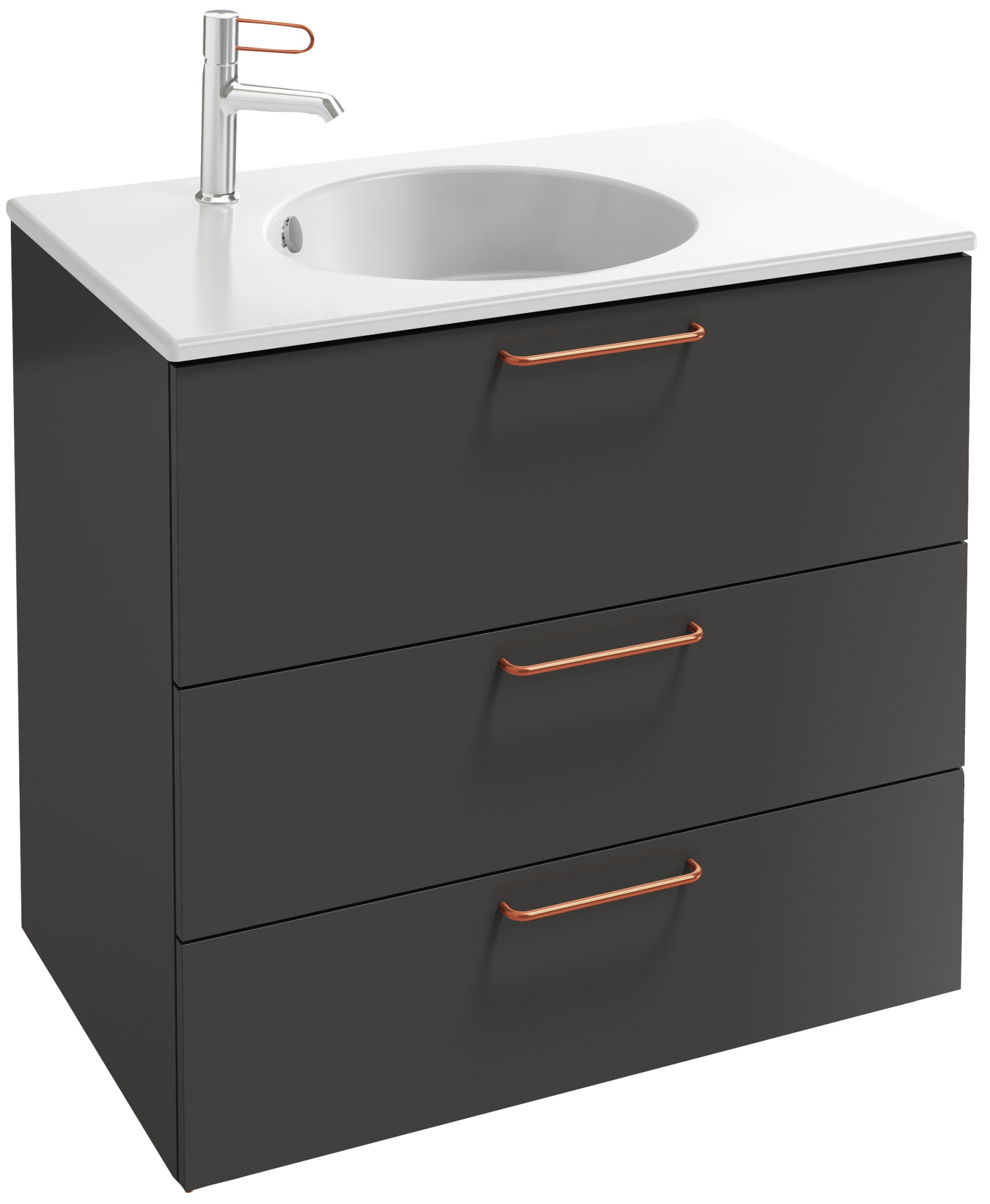 EB2532-R7-NR4 Тумба под столешницу 80 см, 3 ящика, бронзовая ручка JACOB DELAFON ODÉON RIVE GAUCHE ODEON RIVE GAUCHE