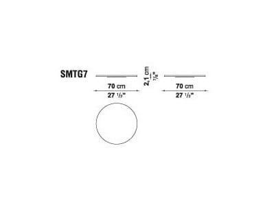 Круглый деревянный стол с Lazy Susan Maxalto Xilos ARCH-00012359 - Вид №1