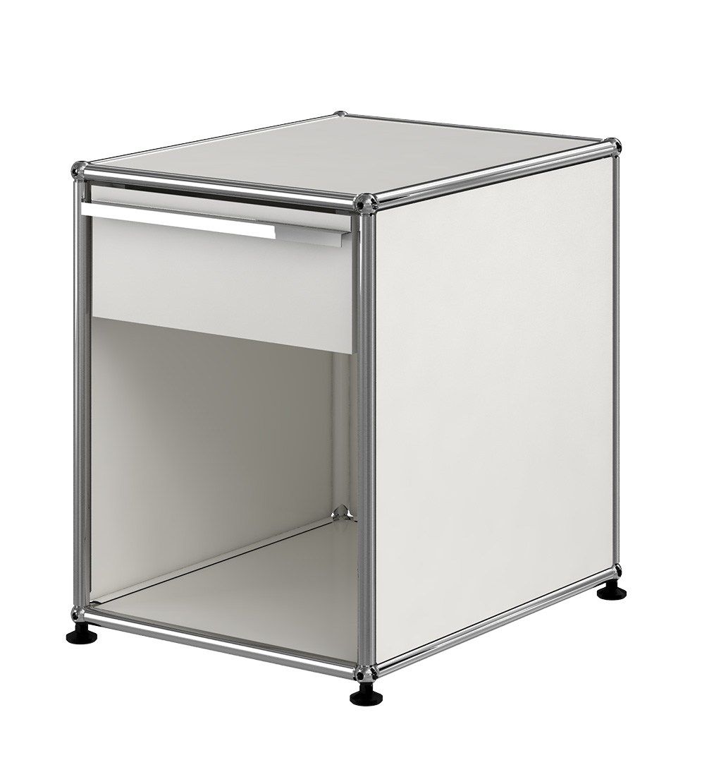 Металлическая квадратная прикроватная тумбочка USM USM Haller System ARCH-00128079 - Вид №6