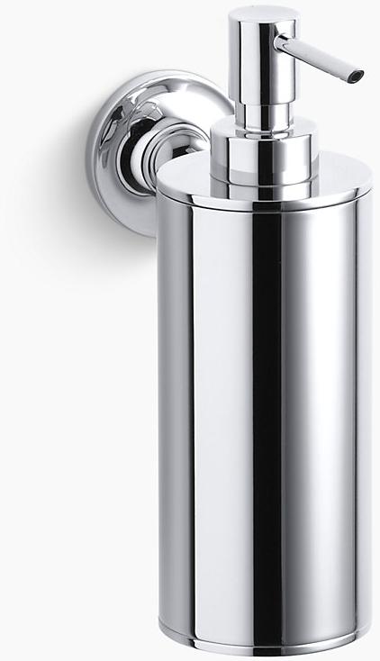 KOHLER Purist Настенный дозатор мыла / лосьона K-14380-CP  - Вид №1