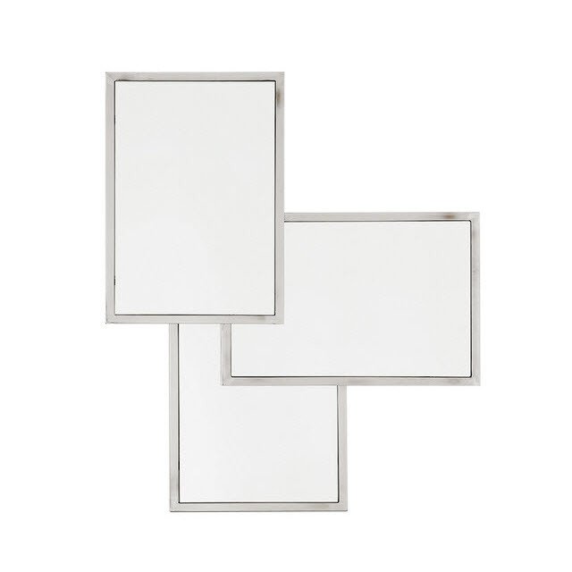 Зеркало прямоугольное настенное хром Sensation от Eichholtz EICHHOLTZ ДИЗАЙНЕРСКИЕ, EICHHOLTZ 062557 Хром  - Вид №1