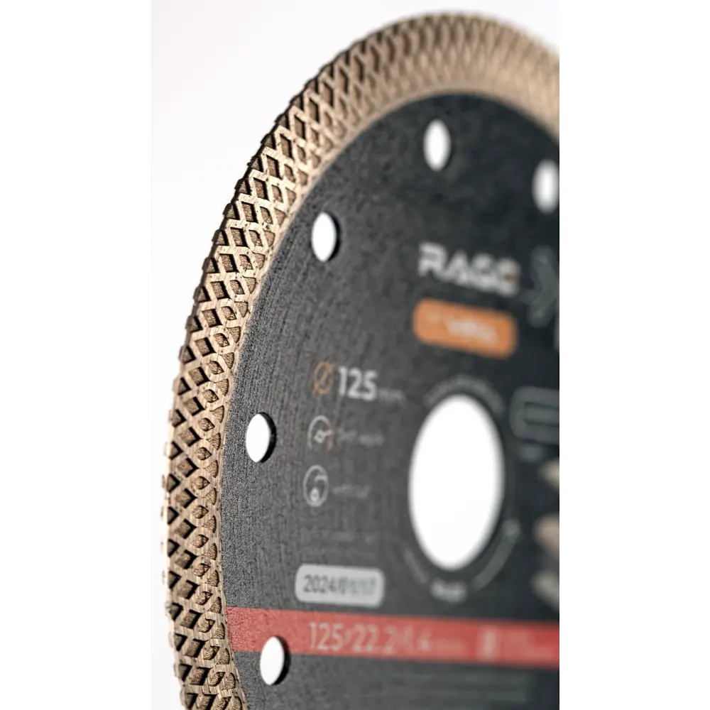 Алмазный диск RAGE Turbo для резки керамики и камня 115 мм 87553787 STLM-0074464 - Вид №1