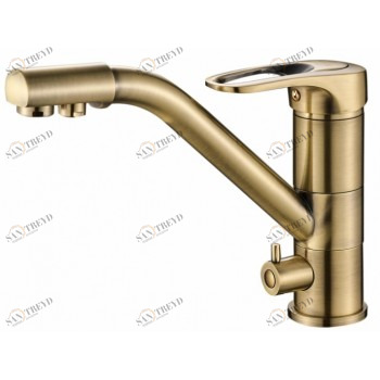 Steel Hammer SH 321 BRONZE Смеситель для кухни Zorg 175 x 280 