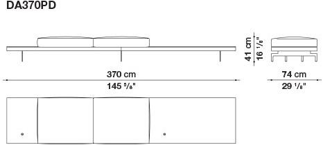 B&B Italia 3-х местный тканевый диван Dock sun-id-1376507 - Вид №184