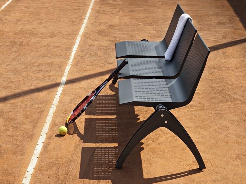 ALMA DESIGN Сиденье на стальной балке с подлокотниками Terminal sun-id-1403000 - Вид №6