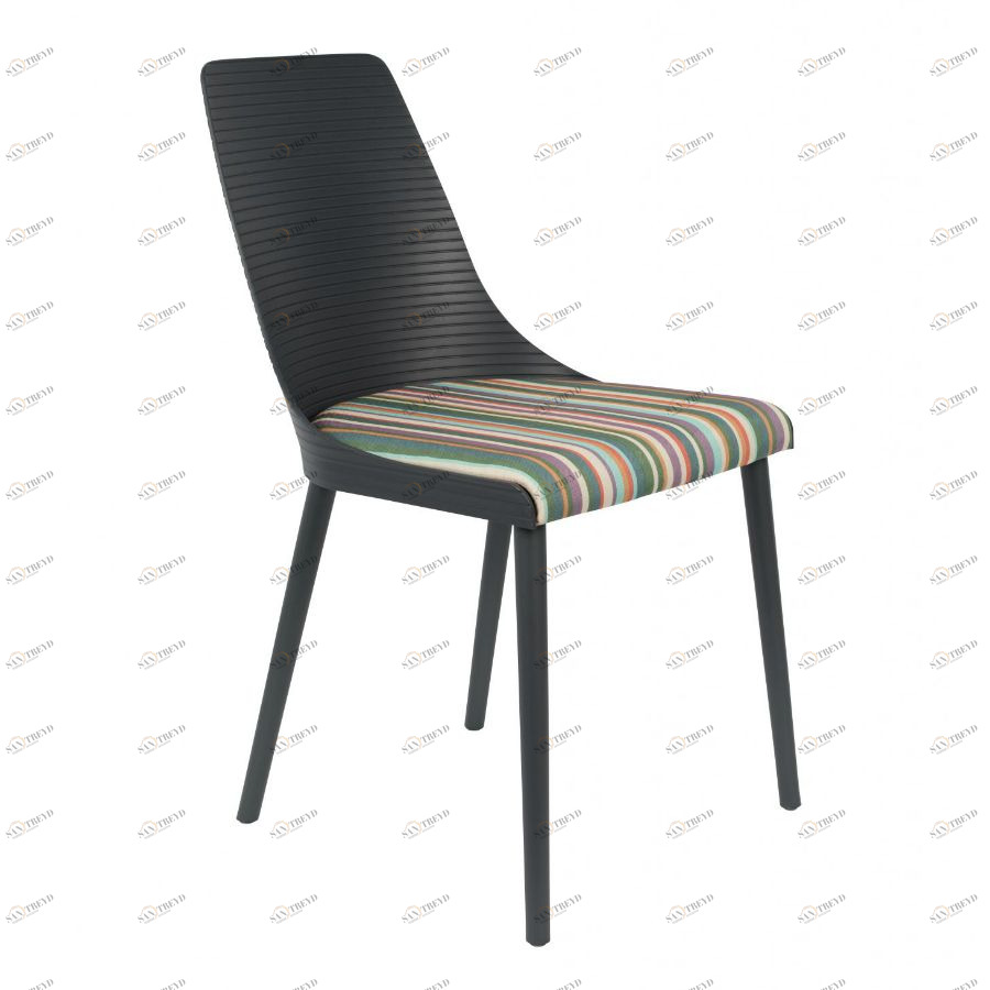 Стул Olivia, темно-серый White Label Living 1100357