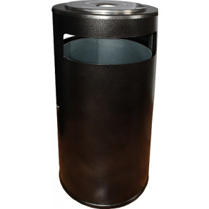 MTRS01.01.01-MU.MD МЕТРОПОЛЬ П-01, урна уличная с пепельницей и внутренним ведром LAB.Space