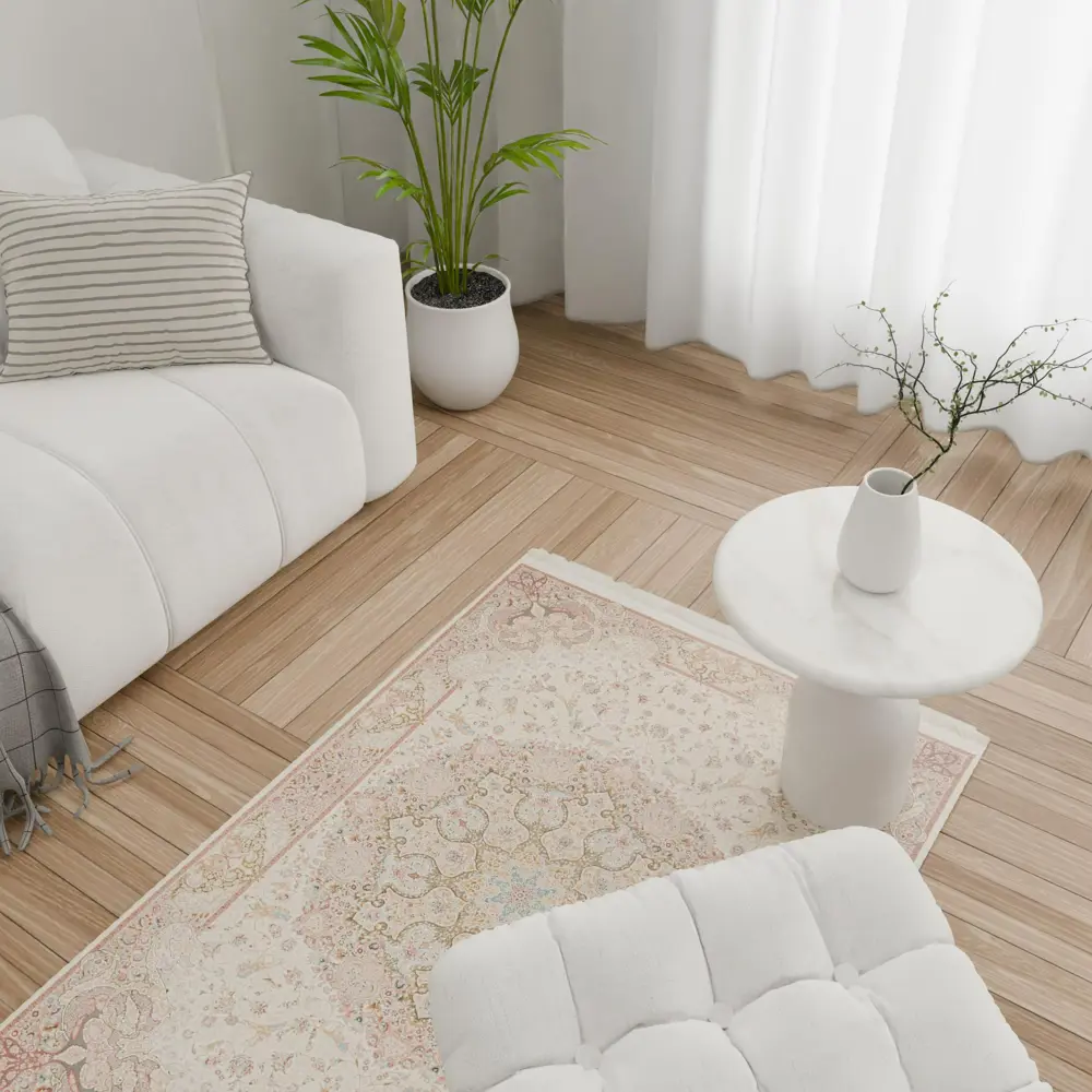 Ковер полиэстер Anisa 100x150 см цвет кремовый 86370503 STLM-2004961 Santreyd  - Вид №6