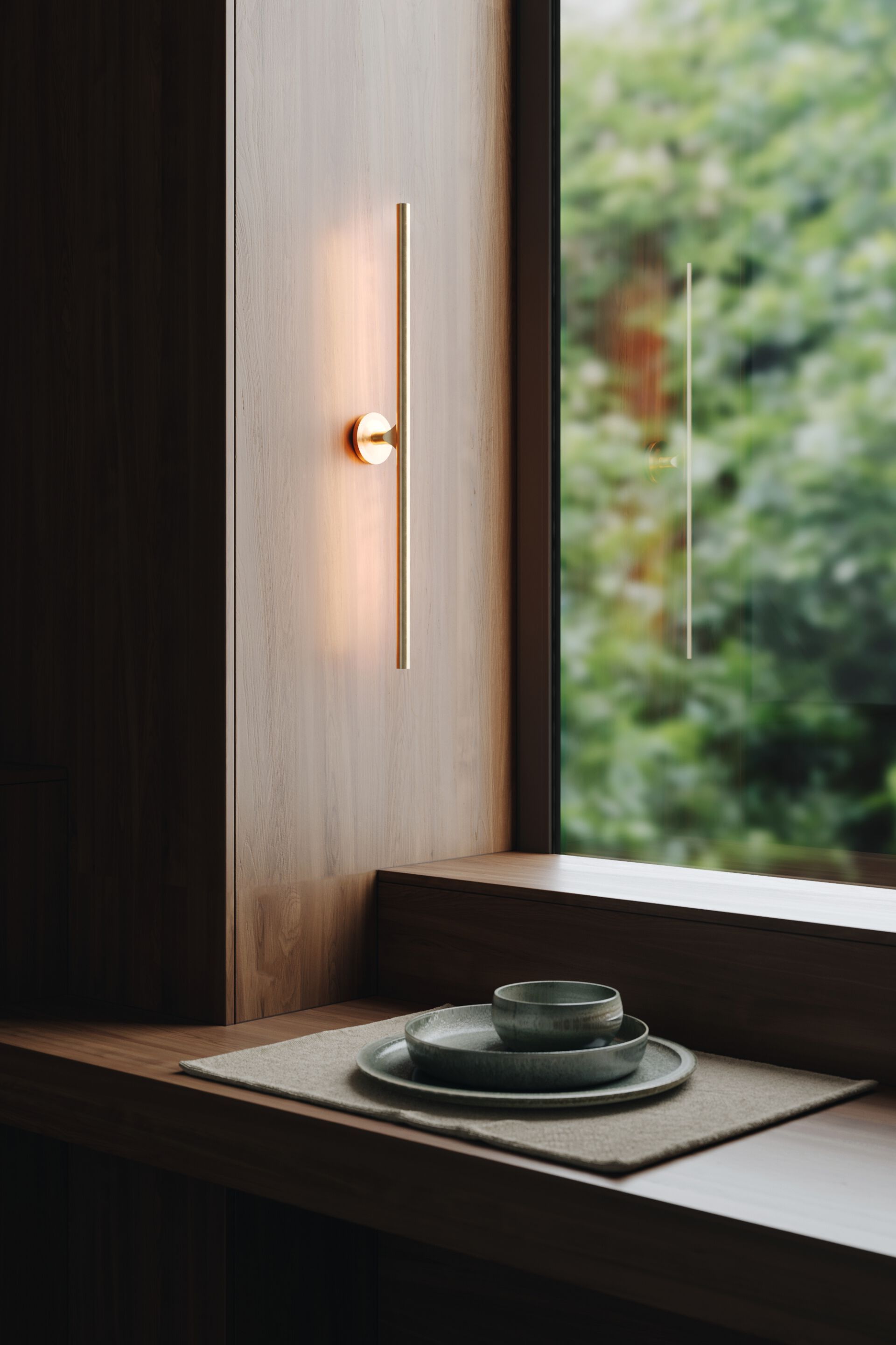 Латунный светодиодный настенный светильник Rakumba Галерея ARCH-00064525 - Вид №1