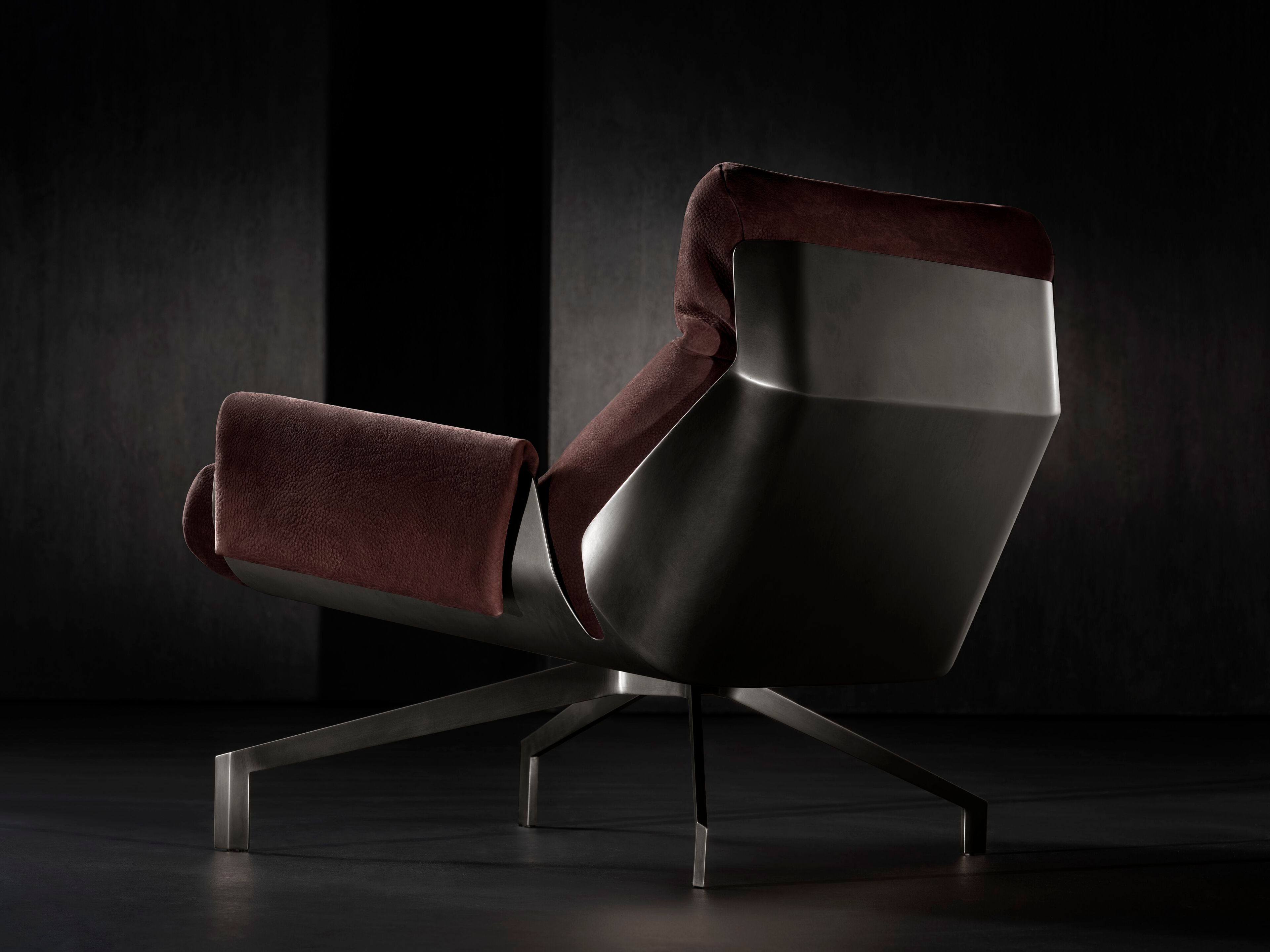 Кожаное кресло на насесте Henge CLUB 57 ARCH-00030280