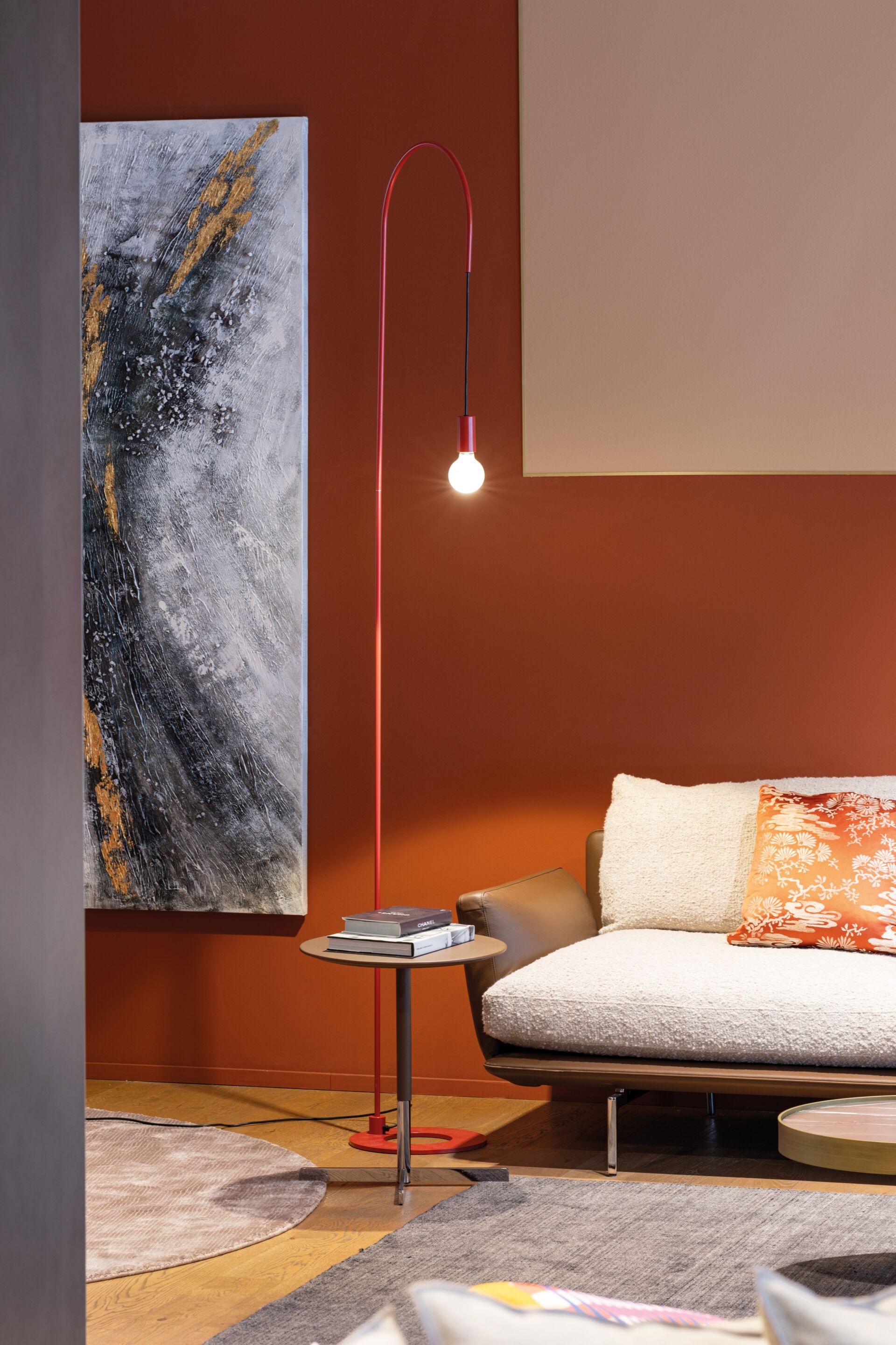 Металлический торшер Zafferano провод ARCH-00134013 - Вид №3