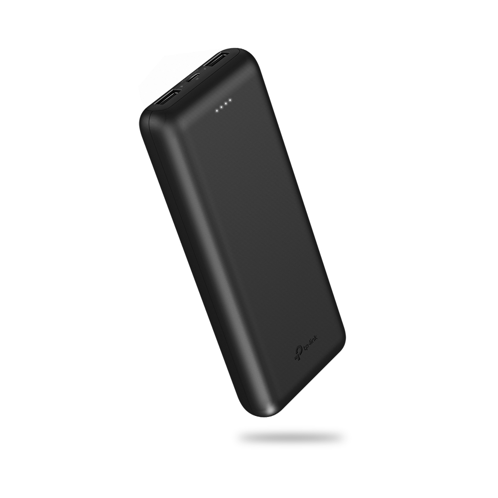 TL-PB20000 Lithium polymer power bank 20,000 mah, 5v 2.1a, 1 micro usb port,2 usb ports with smart-charging TP-Link Santreyd  - Вид №1