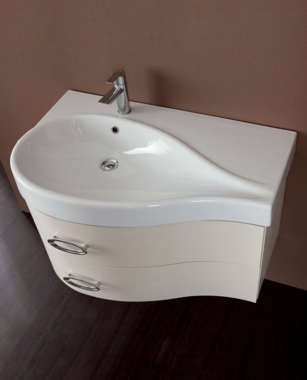 Мебель для ванной CEZARES SORGENTE SORG.90.2C.07 Bianco Laccato Lucido - Вид №1