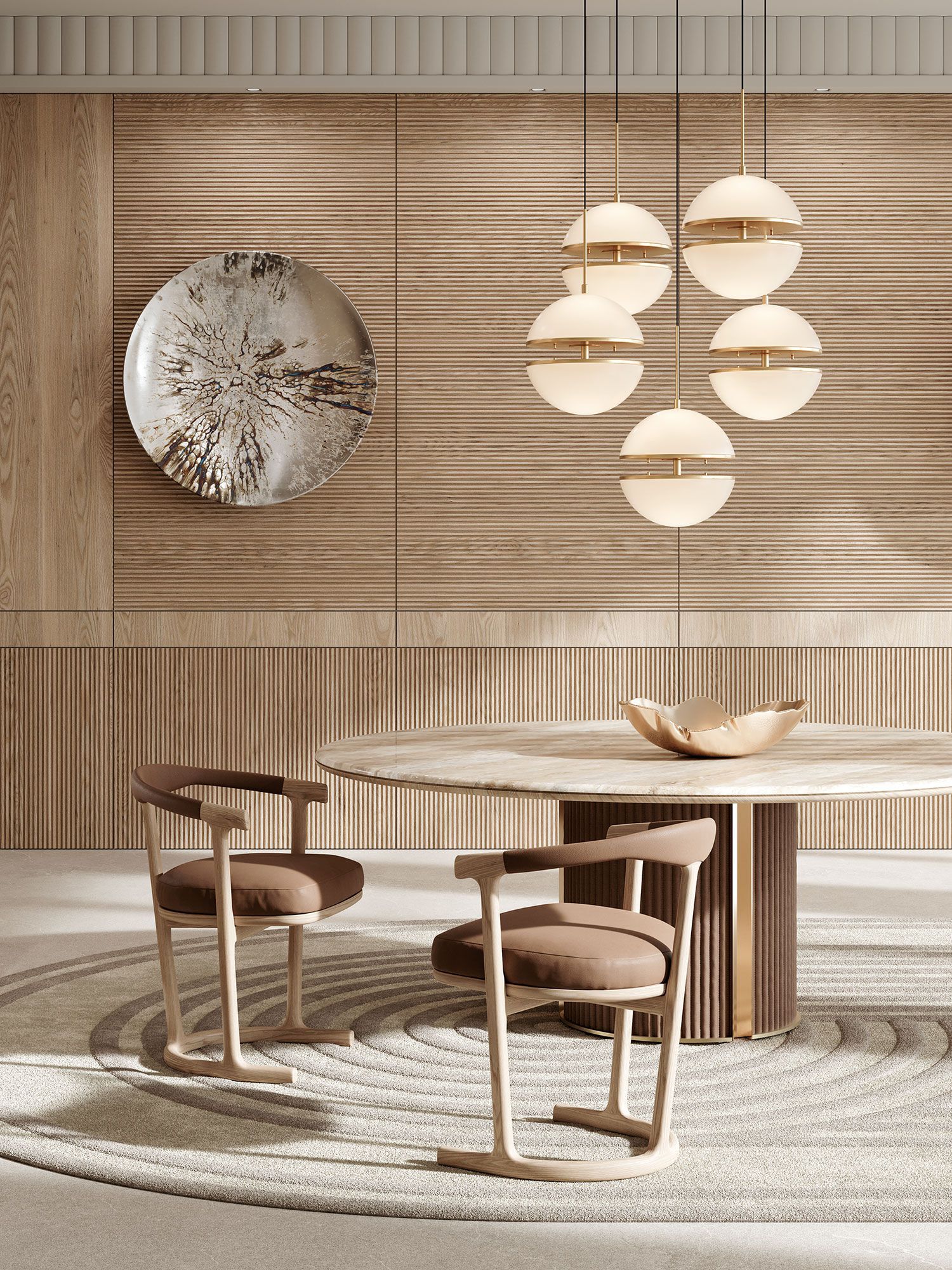 Тканевое кресло Vittoria Frigerio ежевика ARCH-00062691 - Вид №7