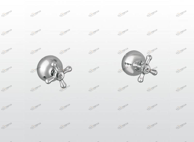 RUBINETTERIE STELLA Смеситель для душа на 2 отверстия Roma sun-id-1389156