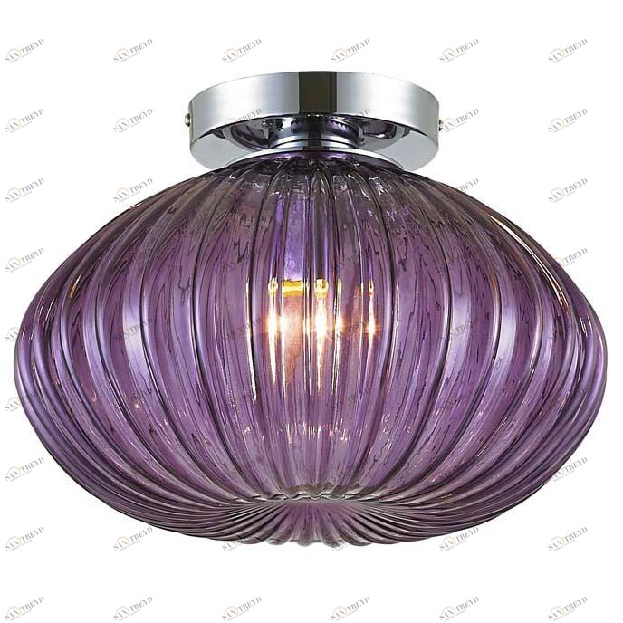 Потолочный светильник Donolux Vetro Velo Cviolet DONOLUX ПОД СТАРИНУ 073852 Прозрачный;фиолетовый 