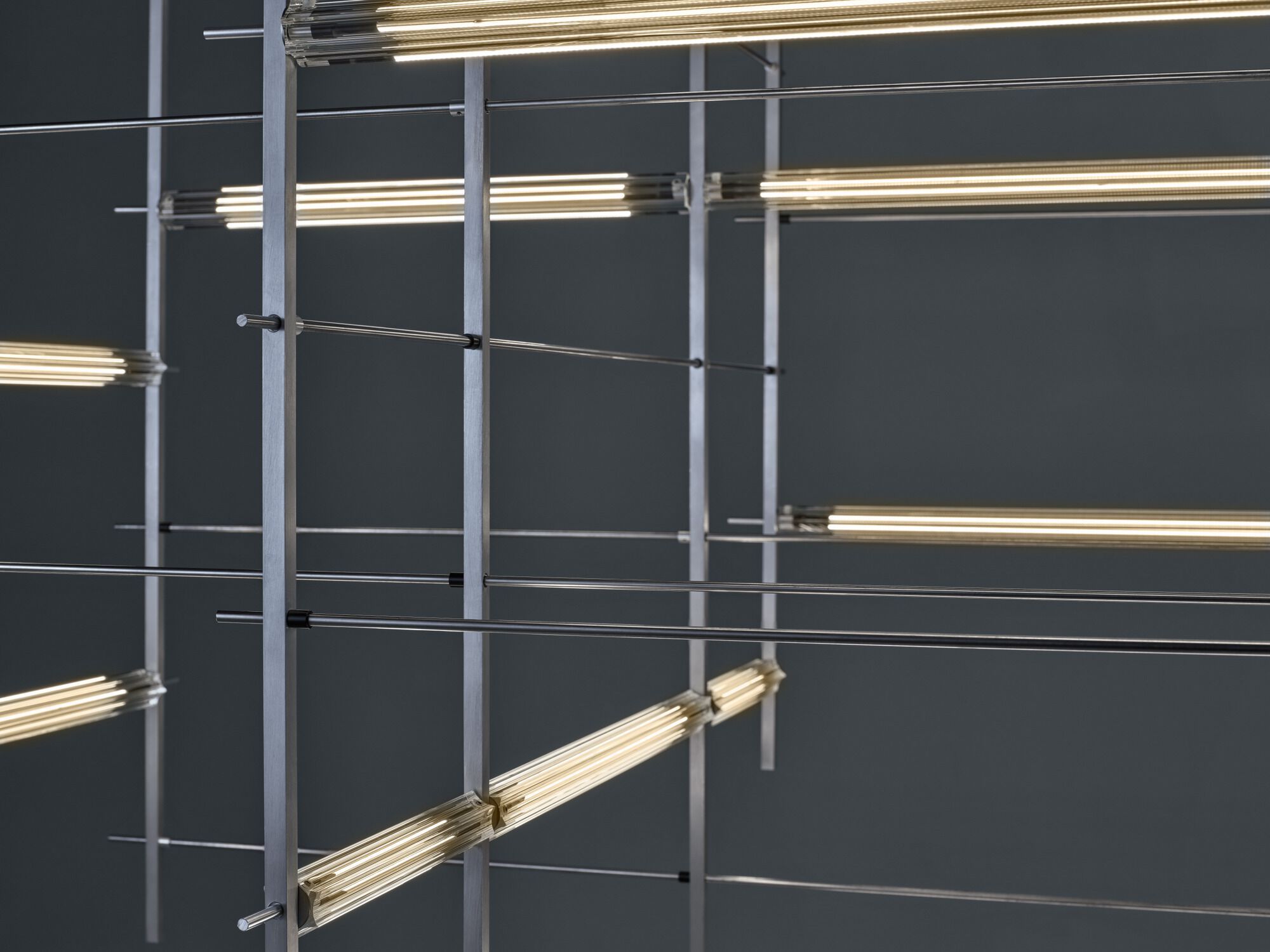 Стеклянный подвесной светильник Quasar сетка ARCH-00137503 - Вид №3