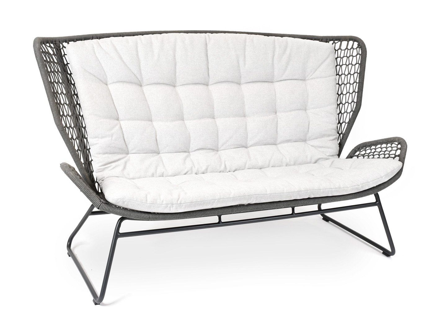 2-местный тканевый садовый диван FISCHER MÖBEL Wing Light ARCH-00065764 - Вид №2