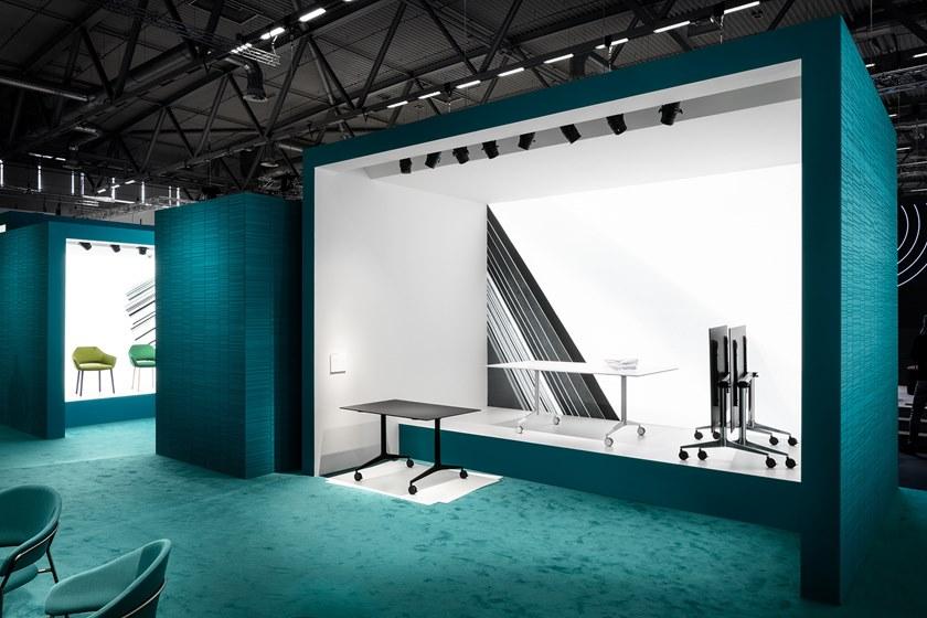 Pedrali Прямоугольный складной металлический стол на колесиках sun-id-1436672 - Вид №5