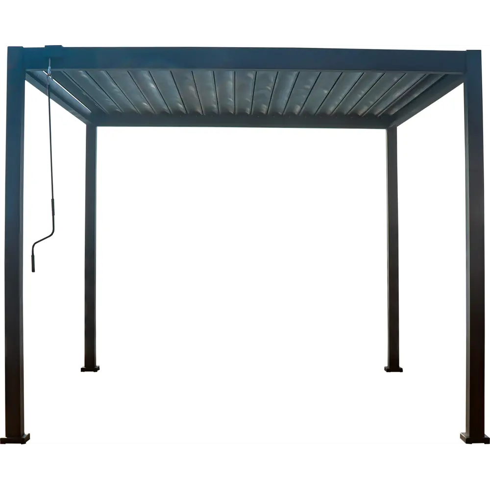 Пергола 3x3x2.5 м темно-серый Santreyd BIOCLIMATIC-S STLM-2187917 - Вид №1