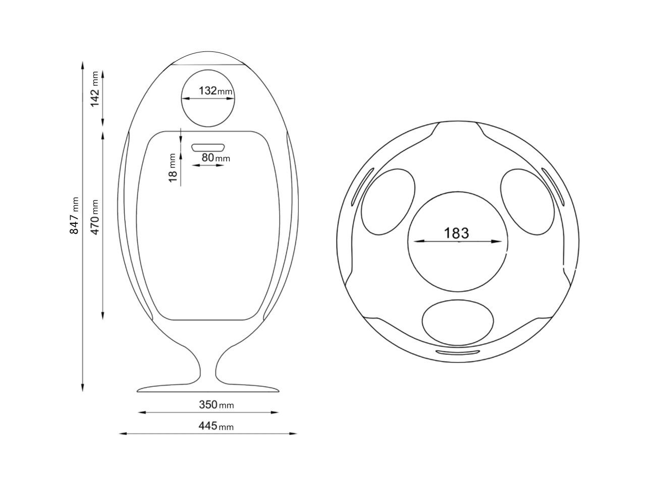 Рециркулированный ABS держатель мусора для утилизации отходов SoldiDesign OVETTO GALÀ ARCH-00121056 - Вид №20