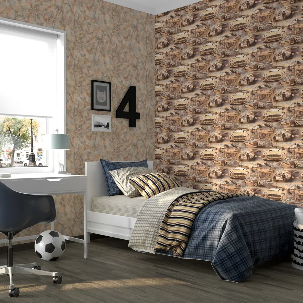 Обои флизелиновые Palitra Family Energies бежевые 1.06 м FM71728-26 STLM-2132977 - Вид №2