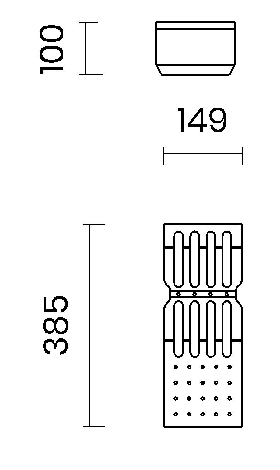 Сушилка для посуды из нержавеющей стали TASCA 280.RS / MS / PS ARCH-00131955 - Вид №3