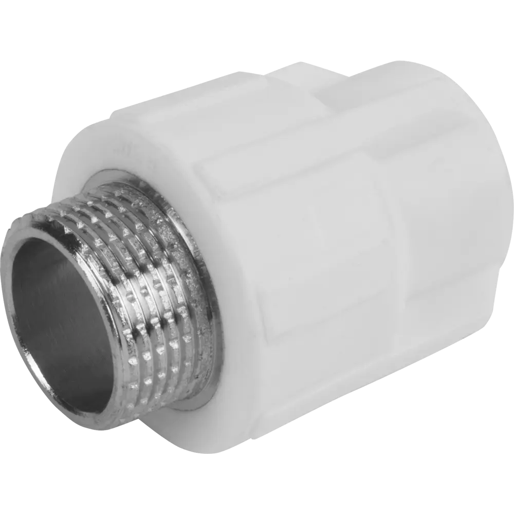 Комбинированная муфта ПОЛИТЭК 20 мм x 3/4 дюйма для соединения труб 13564542 STLM-0003358