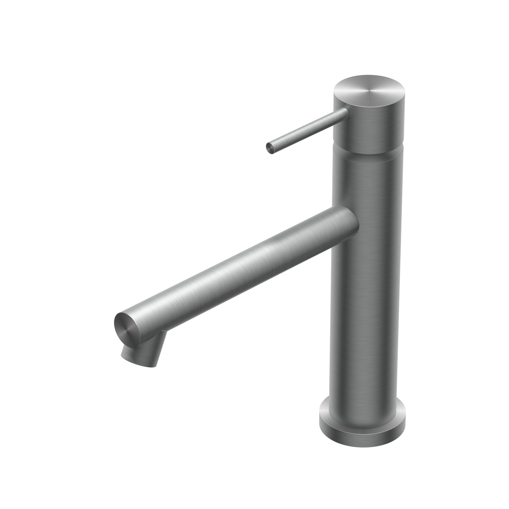 E0BA0124DS Смеситель для раковины, однорычажный Ritmonio Diametro35 Inox