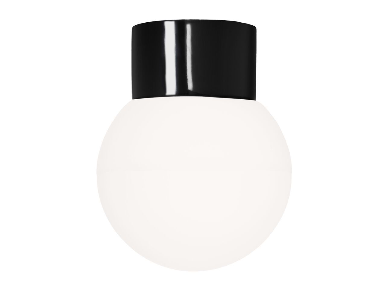 Настенный светильник / потолочный светильник из матового стекла и фарфора Ifö Electric Classic Globe ARCH-00148936