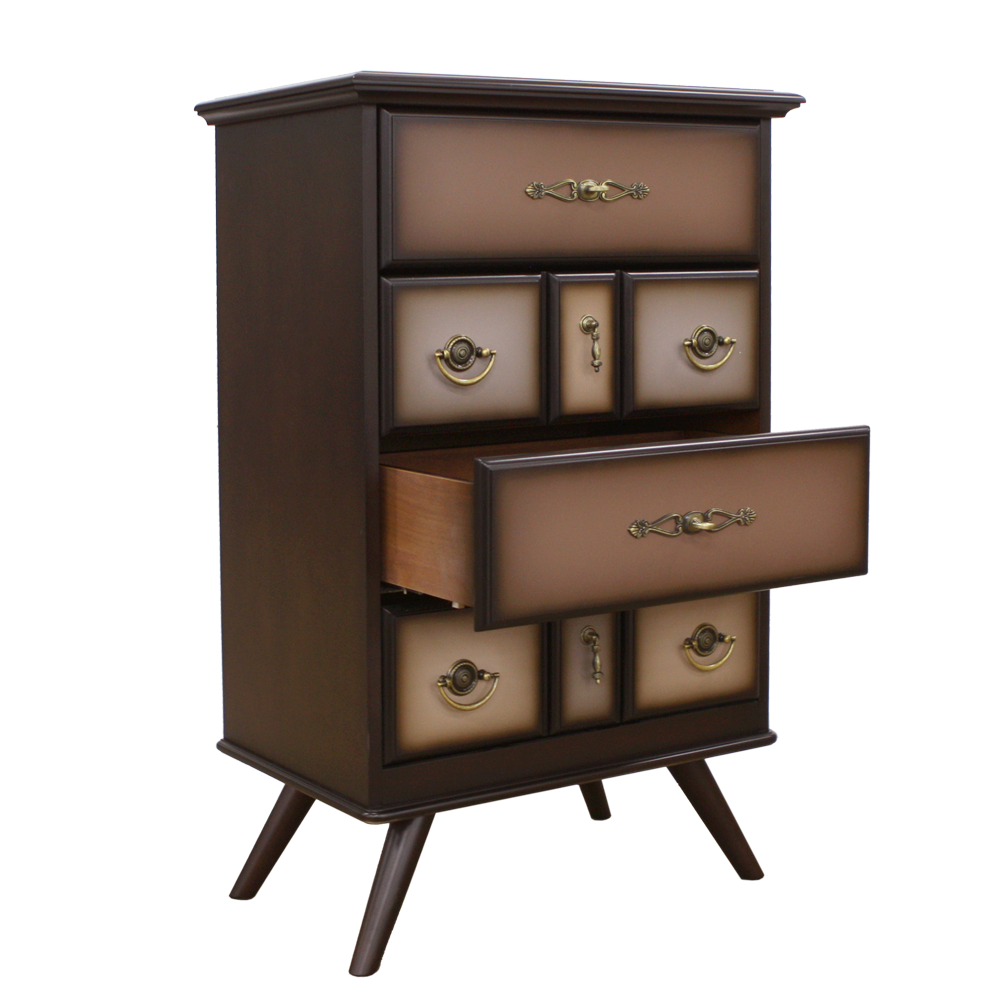 11530 Комод Пандора 1 Орех Оберджин Шоколад BOGACHO 4627139508571 - Вид №3