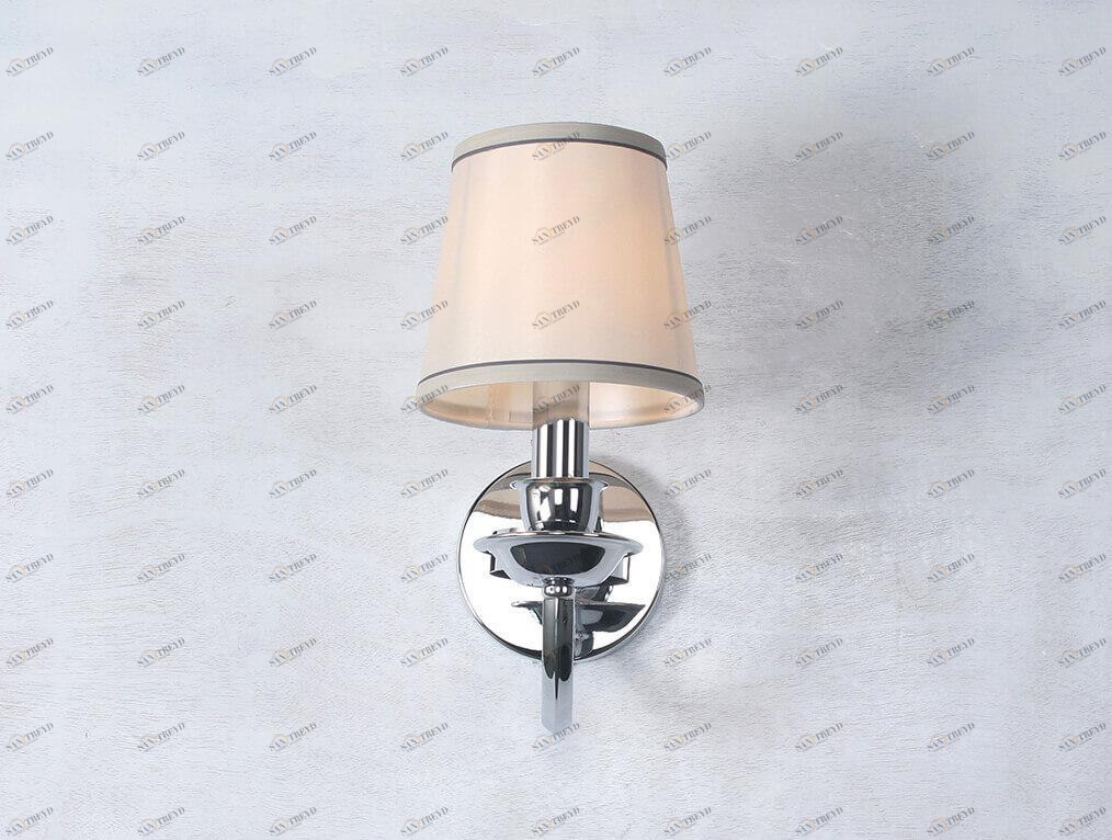 Бра с абажуром хром Newport 10141/A NEWPORT 10140 00-3928642 Бежевый;хром 