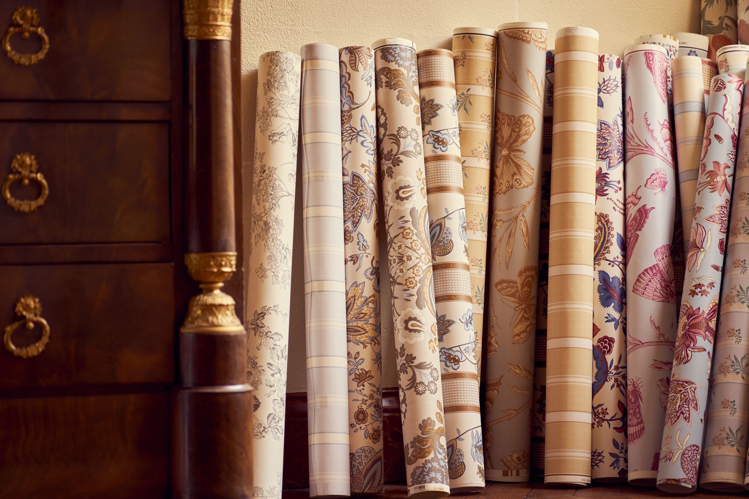 Льняная ткань для штор LELIEVRE Quenin-Belle Époque ARCH-00027639 - Вид №13