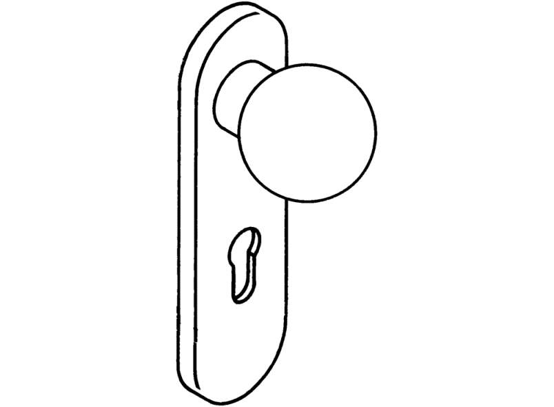 111K.13 Ручка полукомплект ручка модель 123.23 HEWI System 111 | Polyamid  - Вид №3