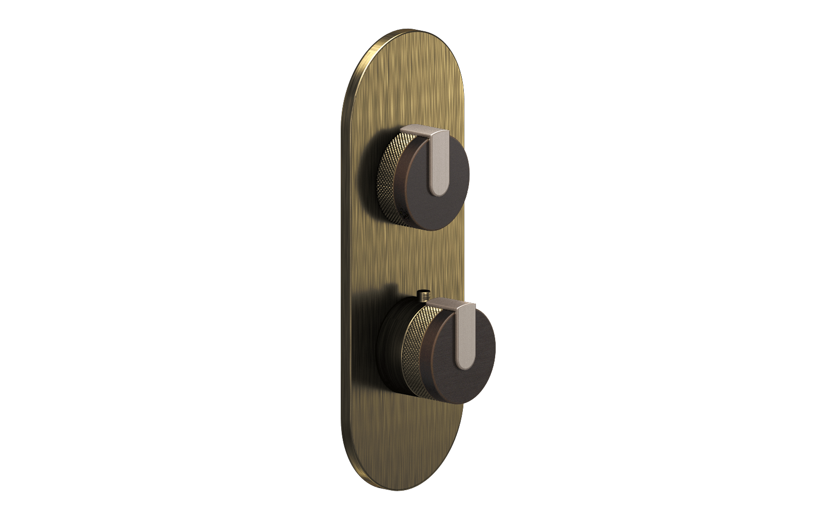 E-8026-R1OBE0-L1SN-VBB-T Планка M-Series с 2 ручками - Внешняя часть GRAFF MOD+
