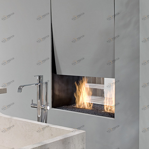 Камин двухсторонний на биоэтаноле CANTOBC1144F Antonio Lupi CANTO DEL FUOCO встраиваемый Antoniolupi