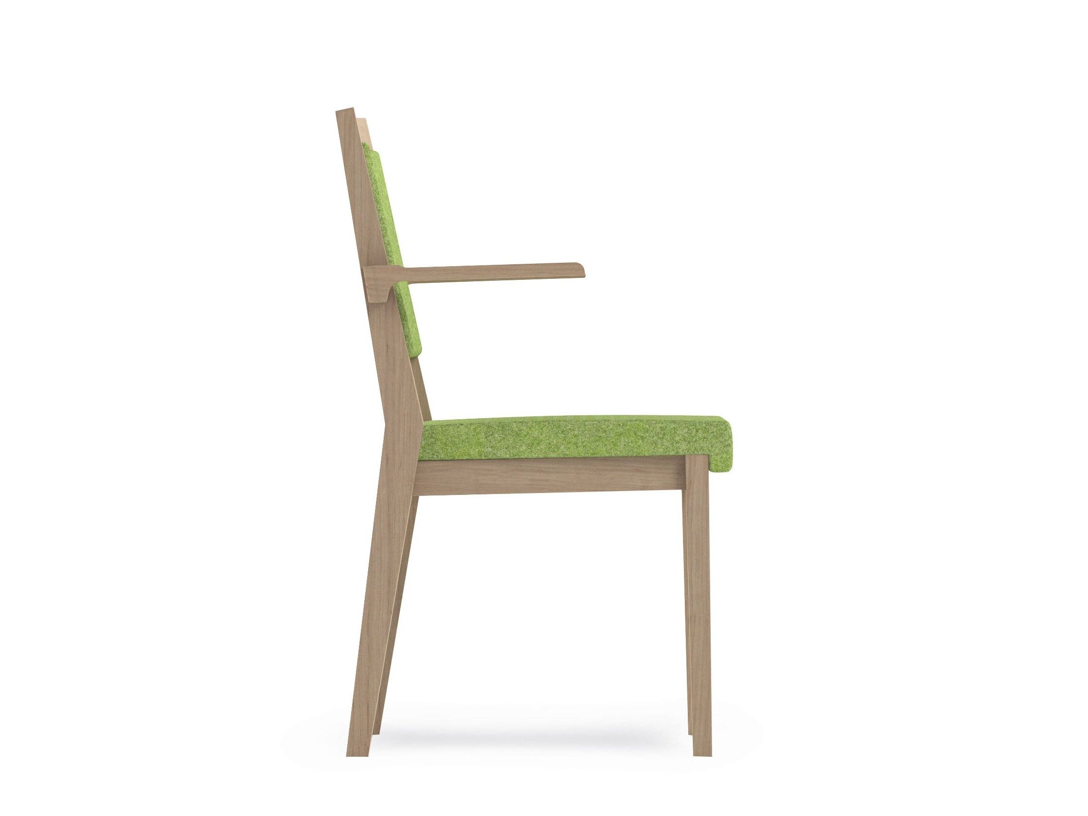 Штабелируемый тканевый стул с подлокотниками PIAVAL ARCH-00129522 - Вид №2