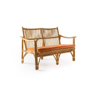 2-местный диван из натурального тростника