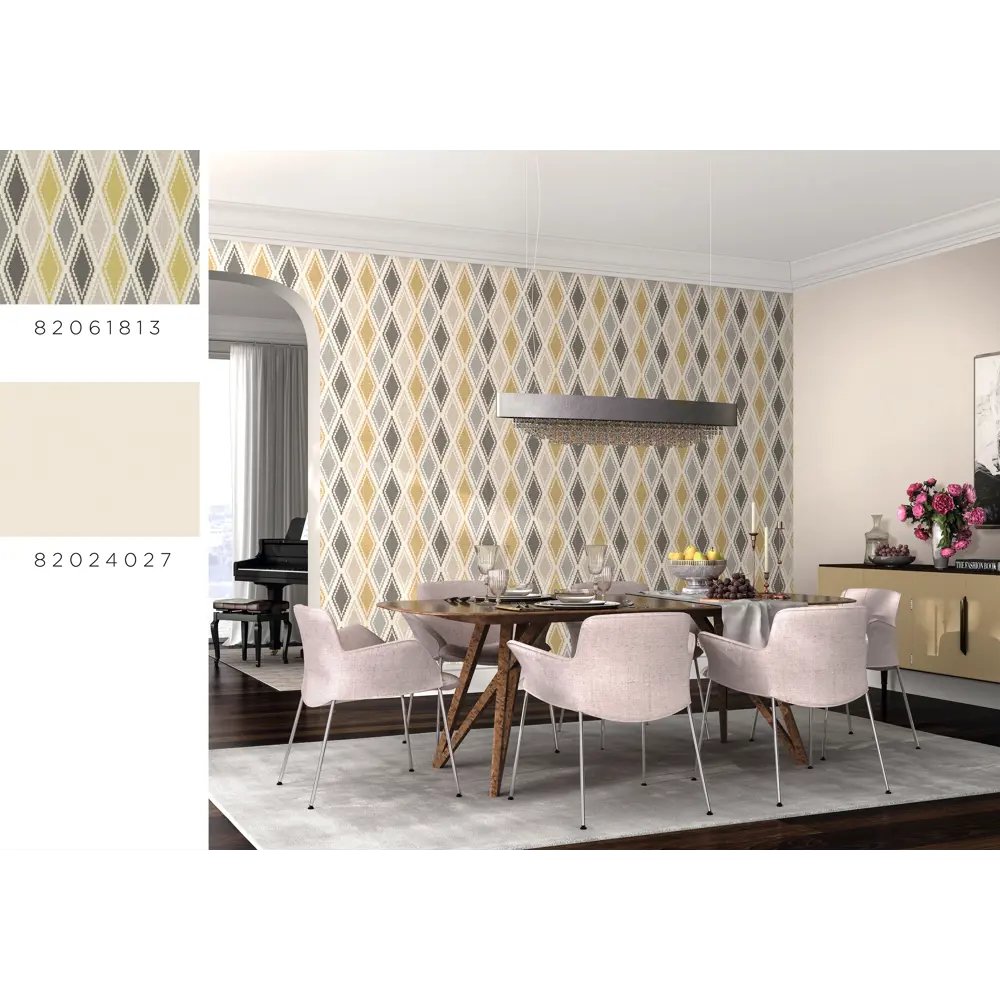 Обои флизелиновые Inspire бежевые 1.06 м 636840 82024027 STLM-2180033 CAROLYN - Вид №3
