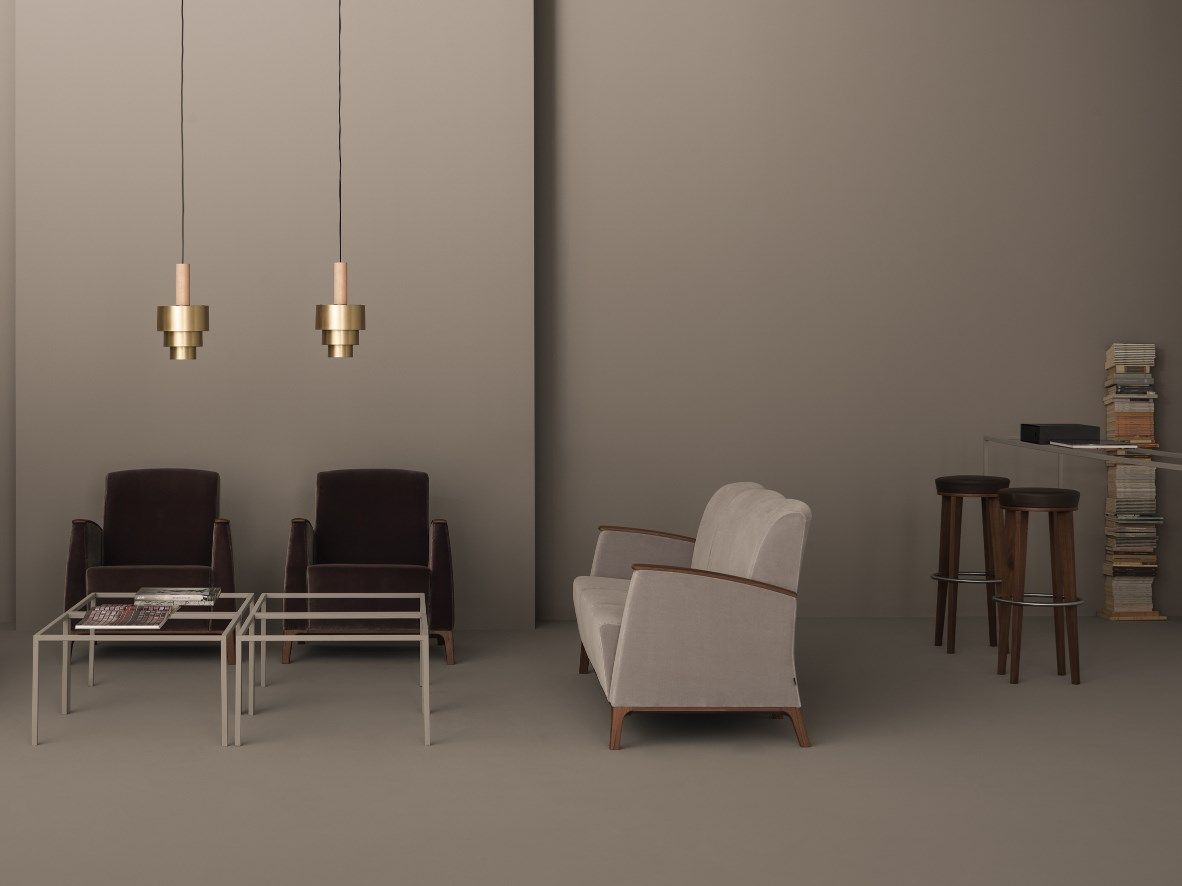 Высокий барный стул с подставкой для ног PIAVAL MAMY-Contract ARCH-00084781 - Вид №1