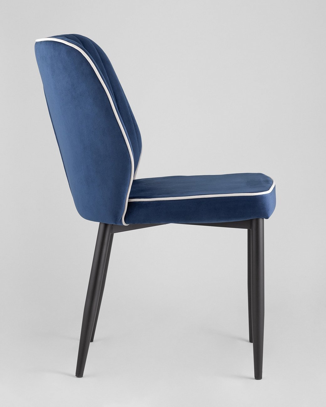 Стул со спинкой синий "Лоренс" STOOL GROUP ДИЗАЙНЕРСКИЕ, ИНТЕРЬЕРНЫЕ 00-3946151 Синий  - Вид №3