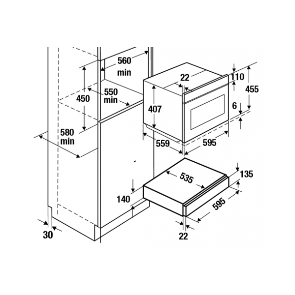 Подогреватель посуды / CSW 6800.0 S5 Kuppersbusch sun-id-376606 - Вид №2